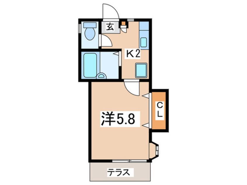 間取図 エスポワ－ルＡＷＡ