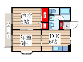 間取図 カミ－リヤメゾン