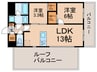 パークアクシス新宿西落合 2LDKの間取り