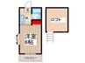 ロフティベル ＮＯ２ 1Kの間取り