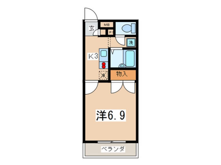 間取図 アンプルール湘南ヒルズ