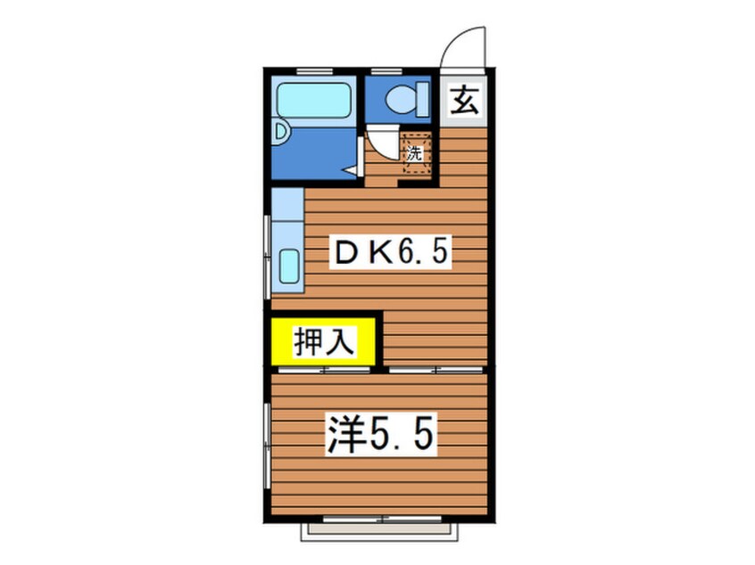 間取図 ハイツ梅香