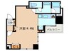 コンフォリア二番町 1Rの間取り