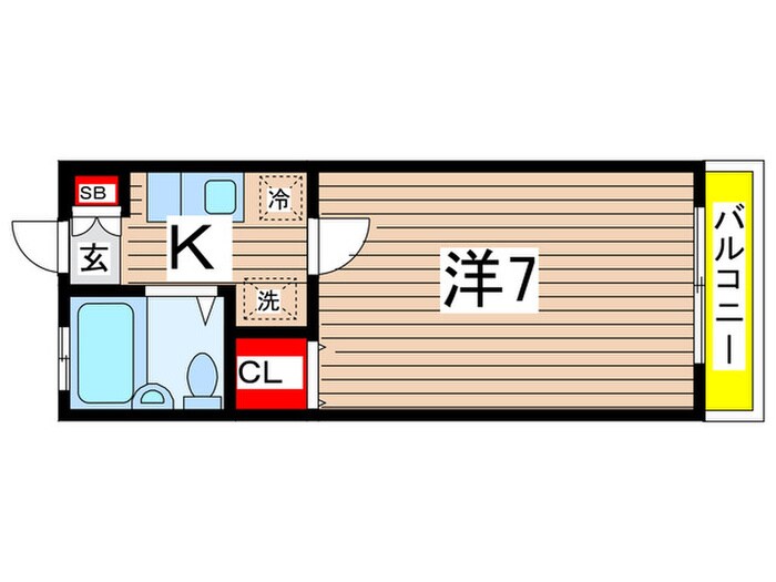 間取り図 大栄豪ハイツＮＯ３
