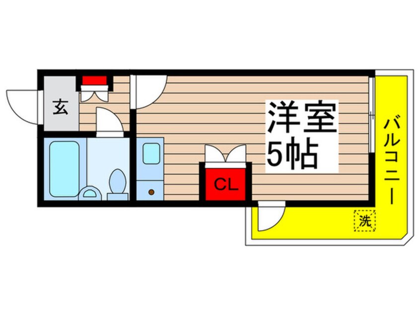 間取図 ﾋﾟｭｱﾊｳｽ大和田