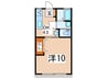 コ－ポ樋口 1DKの間取り