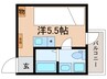 HJ　PLACE　早稲田鶴巻　Ⅰ 1Rの間取り