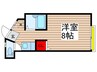 さくらハイム 1Rの間取り