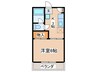 エイトハウス 1Kの間取り
