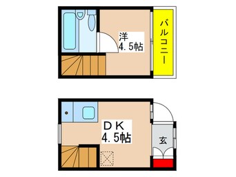 間取図 KDドミトリー八千代台(102)