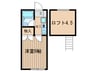WINHILL MATUBARA 1Kの間取り