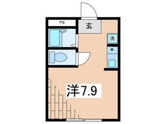 間取図 サイドガレージ矢部