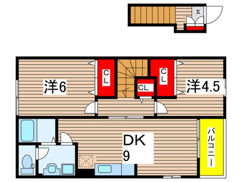 間取図 ティーフベルクB