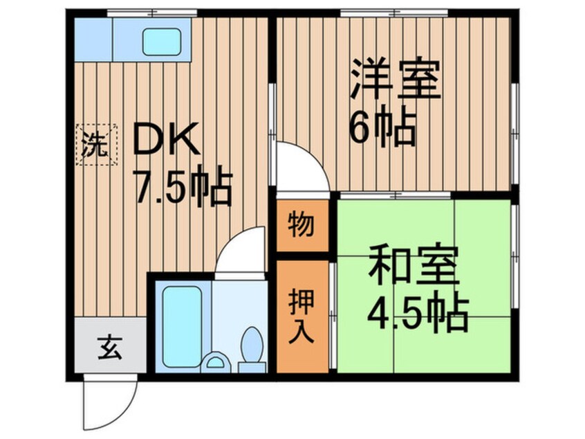 間取図 高橋コーポ