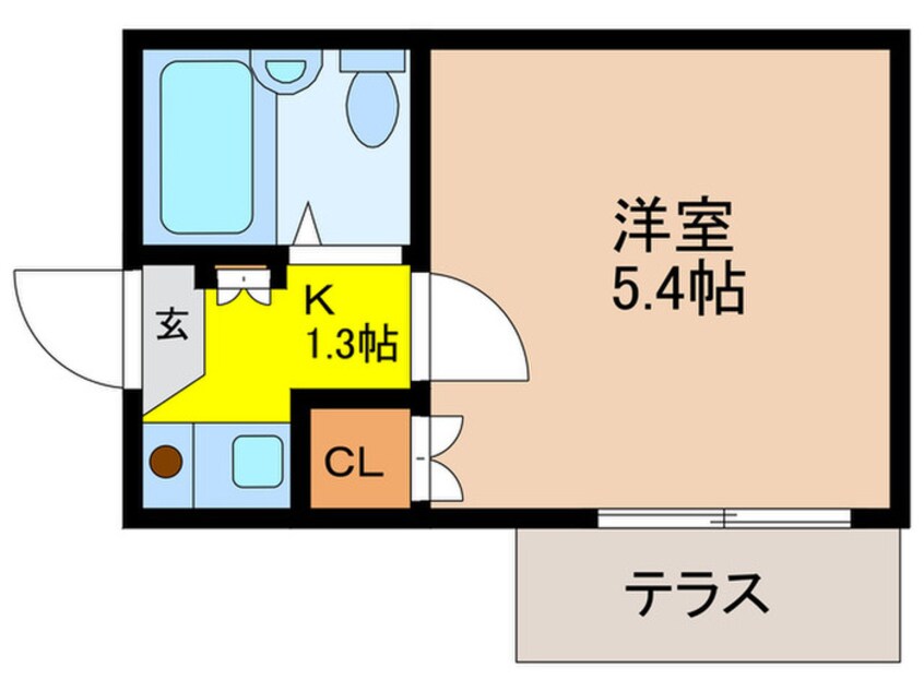 間取図 サングリ－ン桜川２