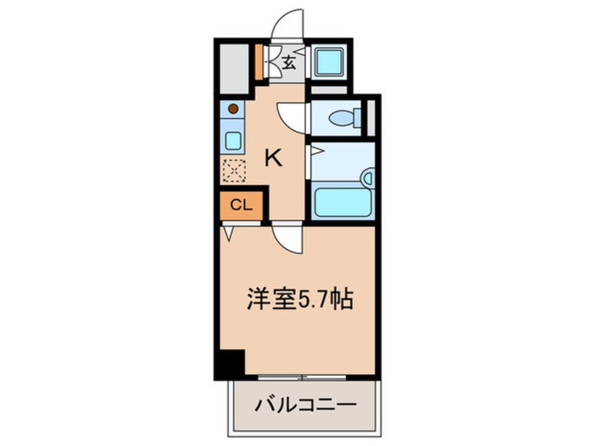 間取図 ステージファースト目白(８０３)