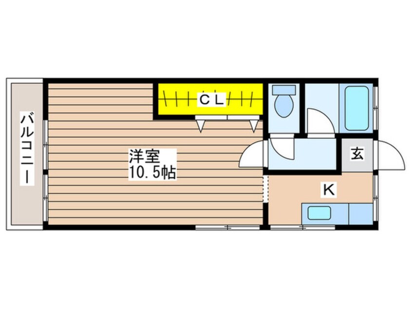 間取図 コーポみやぎ