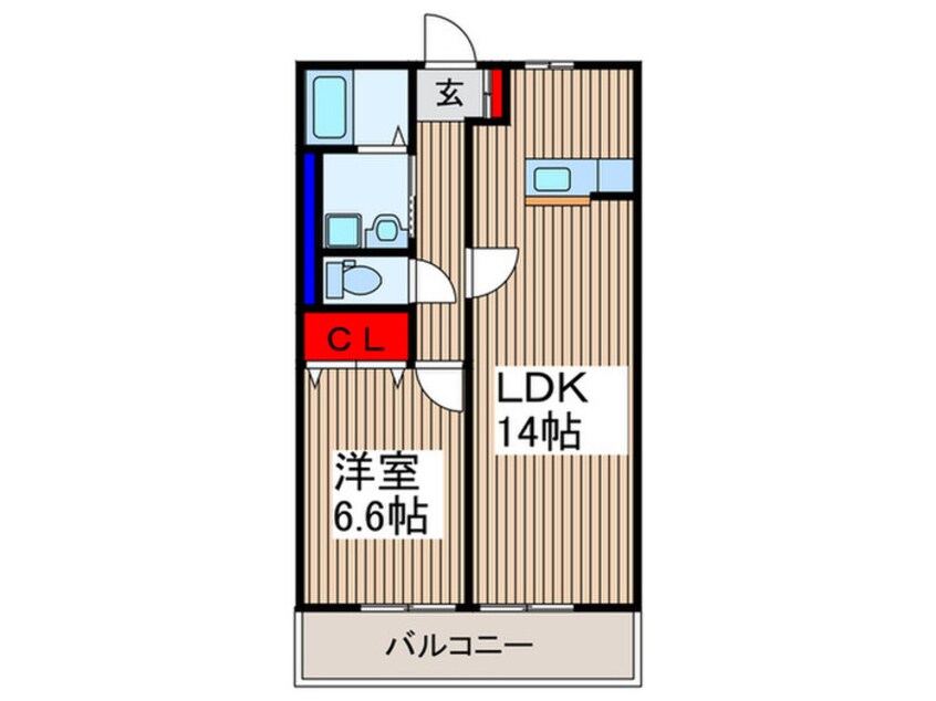 間取図 グランド－ルＮ．Ｉ