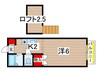 サンル－トヘスメル 1Kの間取り