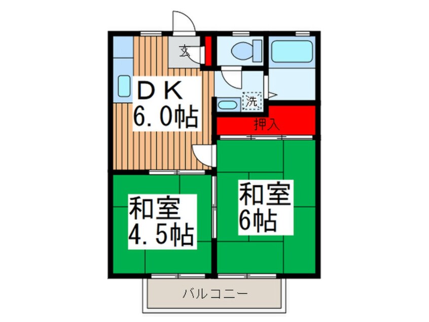 間取図 パナトピア並木　Ａ棟／Ｂ棟