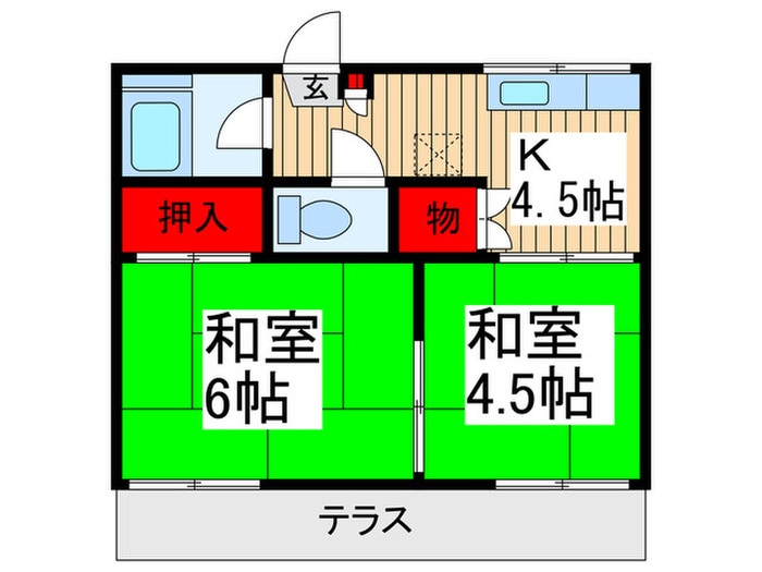 間取り図 Ｇハイム