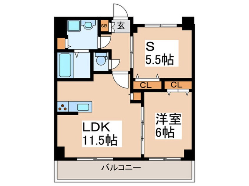 間取図 コンフォース堀切
