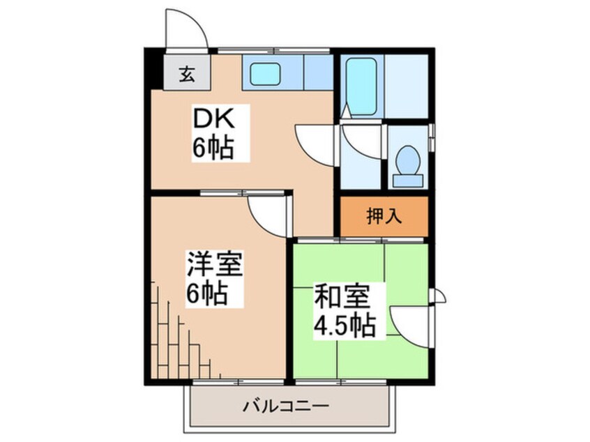 間取図 クロノス上溝