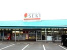 セキ薬局(ドラッグストア)まで500m 仮）草加市新善町戸建てA棟