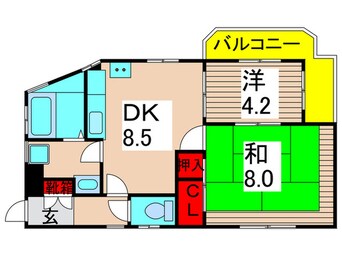 間取図 ハイム石橋