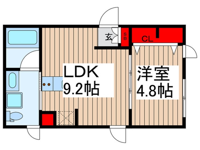 間取り図 アトリオフラッツ北千住サウス
