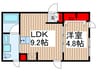 アトリオフラッツ北千住サウス 1LDKの間取り