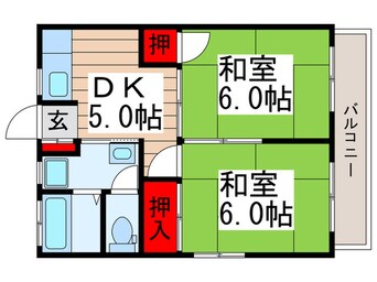 間取図 サンライズ・K