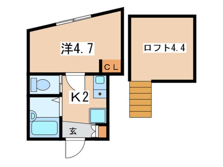 間取図 リーヴェルLeco横浜ActⅡ