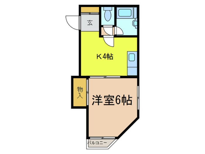 間取り図 桐生第２ビル