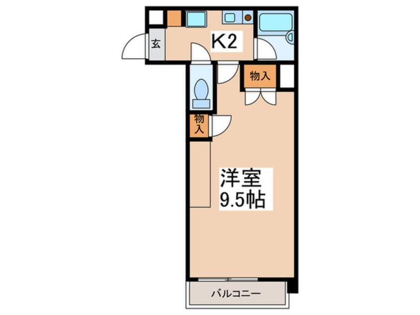 間取図 カ－ムハウス中山