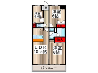 間取図 プレステ－ジ浦和