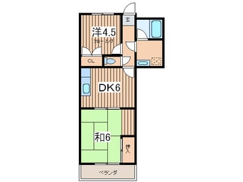 間取図 サンハイツ３