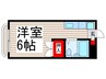 プチメゾン新所沢 1Rの間取り