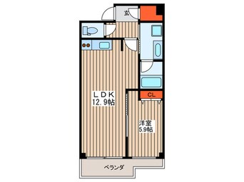 間取図 PRIME URBAN 東中野 COURT