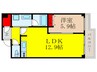 PRIME URBAN 東中野 COURT 1LDKの間取り