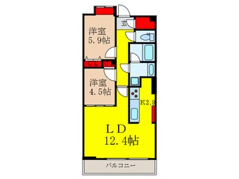 間取図 PRIME URBAN 東中野 COURT