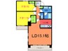 PRIME URBAN 東中野 COURT 2LDKの間取り