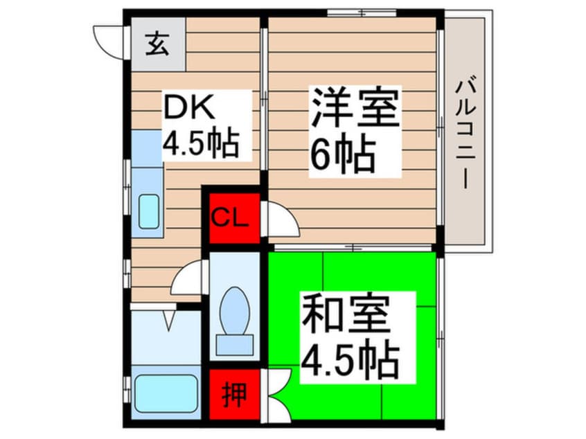 間取図 フィアテルコーポ