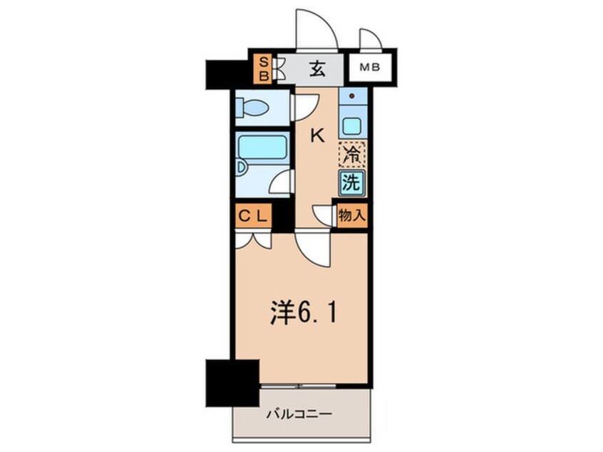 間取図 菱和パレス五反田西(６０２)