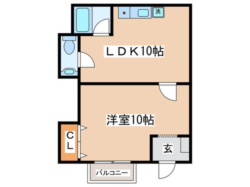 間取図 ポルシェ藤沢