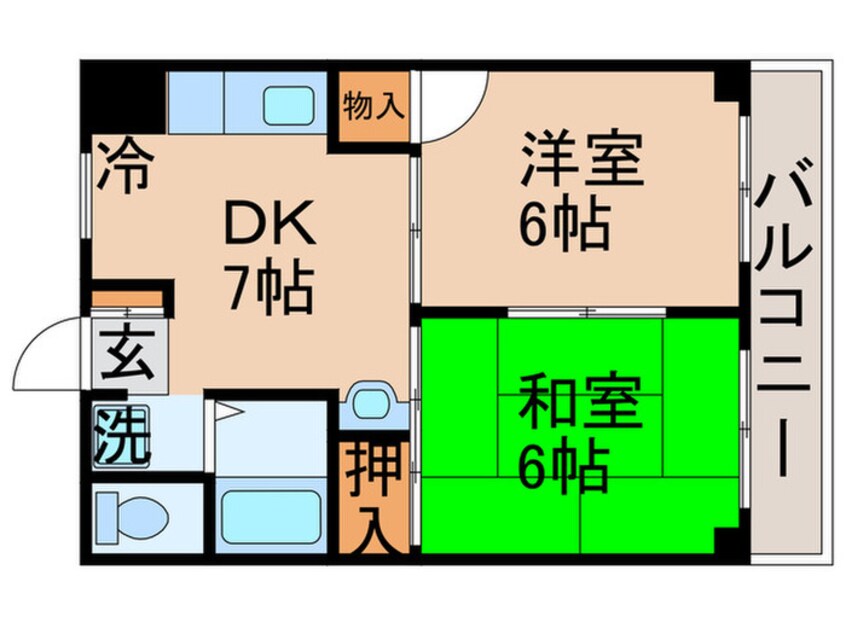 間取図 弘道高橋第一ハイツ