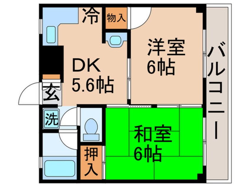 間取図 弘道高橋第一ハイツ