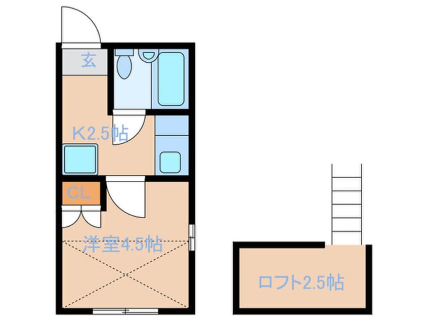 間取図 プレステ－ジ上落合