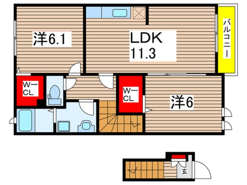 間取図 ブリアンジュネス
