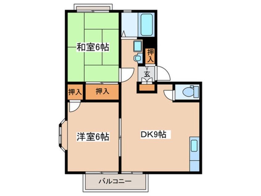 間取図 カンパニュラ